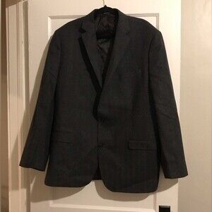 Lauren Ralph Lauren Vintage Grey 100% Wool Slim Fit Blazer